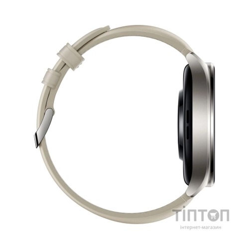 Смарт-годинник Xiaomi Watch 2 Titan BHR9306GL Gray Case White Leather Strap (1093970)