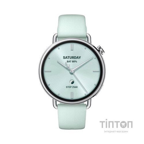 Смарт-годинник Xiaomi Watch S4 41mm Fluororubber Strap Мятно-зелений BHR080CGL (1166773)