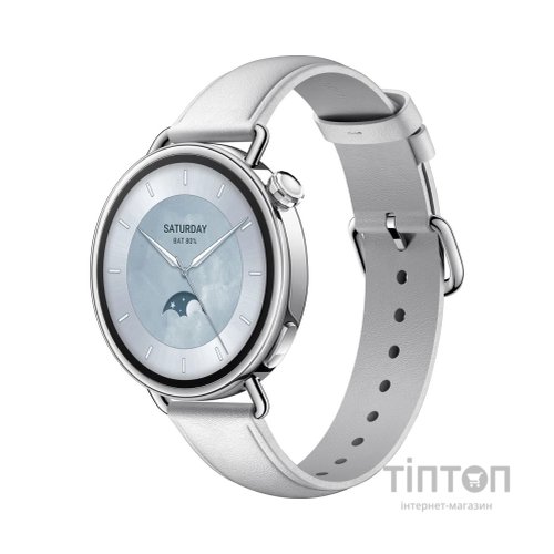 Смарт-годинник Xiaomi Watch S4 41mm Leather Strap Білий BHR07VUGL (1166774)