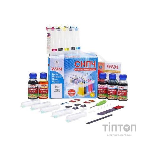 СНПЧ WWM Canon Pixma IP7240/MG544 (IS.0125) чорнило (5х100мл), без чіпів, на оригінальних картриджах