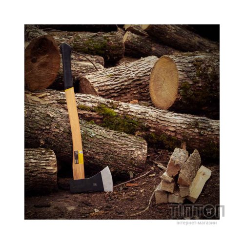 Сокира Sigma 1250г дерев'яна ручка 700мм (береза) (4321351)