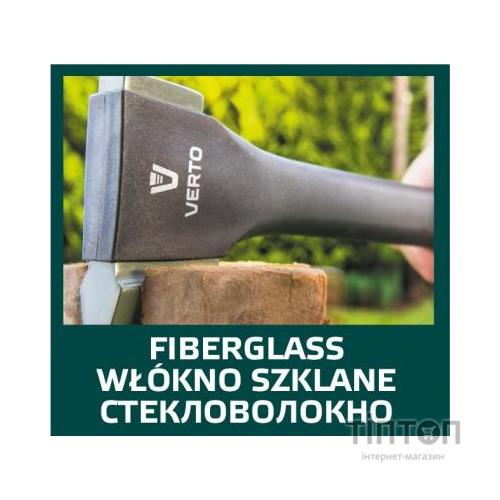 Сокира Verto 620 г, обух 410 г, рукоятка из стекловолокна, 14" (05G100)