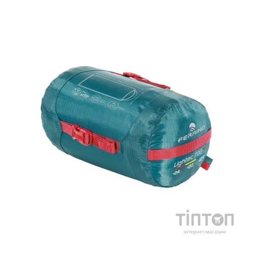 Спальний мішок Ferrino Lightec 700 SQ +20C Green Left (86154NVVS) (929811)