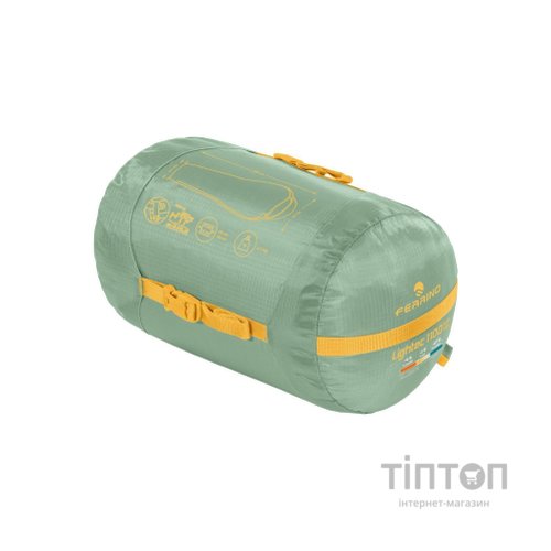 Спальний мішок Ferrino Lightec SM 1100 Lady -3°C Green (86649QVV) (931768)