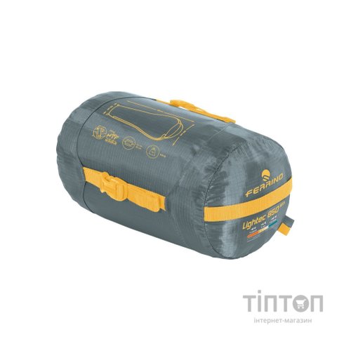 Спальний мішок Ferrino Lightec SM 850 +4°C Green (86651QVV) (931770)