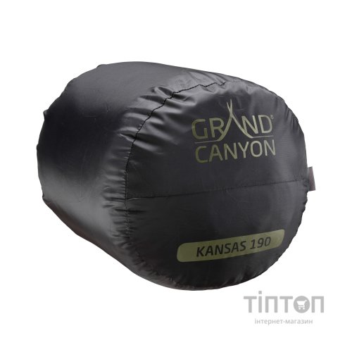 Спальний мішок Grand Canyon Kansas 190 0C Capulet Olive Left (340019)