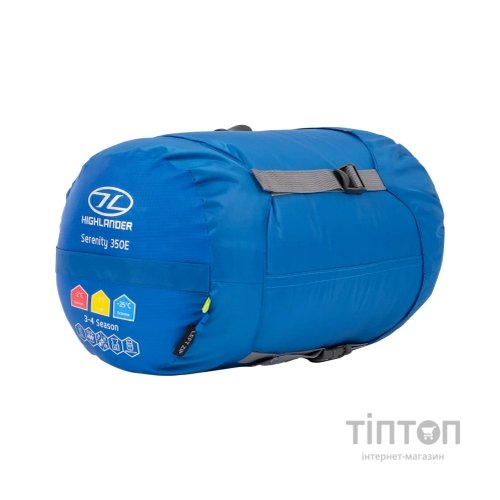Спальний мішок Highlander Serenity 350 Envelope -7C Blue Left (925875)