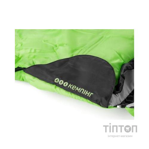 Спальний мішок Кемпінг Peak 200R з капюшоном Green (4823082715008)