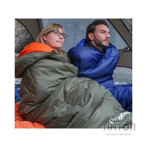 Спальний мішок KingCamp Huron 250 Navy (KS2421_NAVY_L)