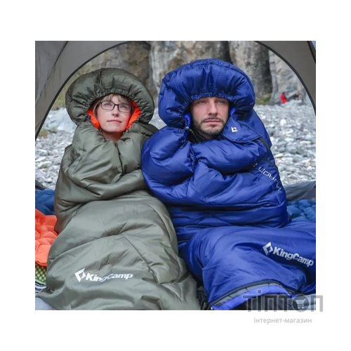 Спальний мішок KingCamp Huron 250 Navy (KS2421_NAVY_L)