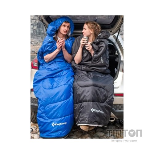 Спальний мішок KingCamp Lona 250 Blue (KS2401_BLUE_L)