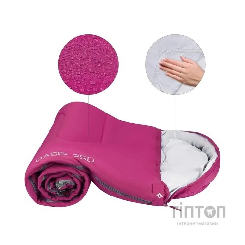 Спальний мішок KingCamp Oasis 250 Rosered (KS3121_ROSERED_L_01)