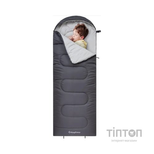 Спальний мішок KingCamp Oasis 250S Grey (KS3221_MEDIUMGREY_L)