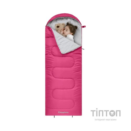 Спальний мішок KingCamp Oasis 250S Rosered (KS3221_ROSERED_L)