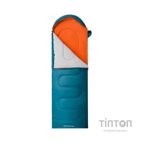 Спальний мішок KingCamp Tigris 250 Peacockblue (KS2423_PEACOCKBLUE_L)