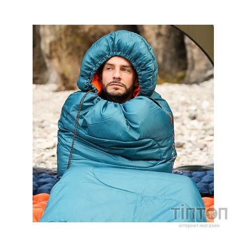 Спальний мішок KingCamp Tigris 250 Peacockblue (KS2423_PEACOCKBLUE_L)