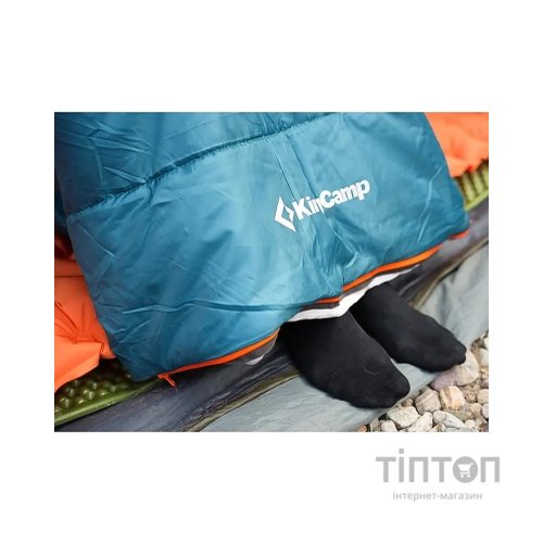 Спальний мішок KingCamp Tigris 250 Peacockblue (KS2423_PEACOCKBLUE_L)