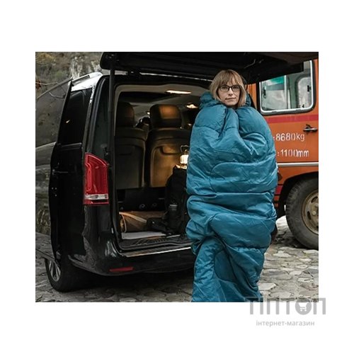 Спальний мішок KingCamp Tigris 250 Peacockblue (KS2423_PEACOCKBLUE_L)