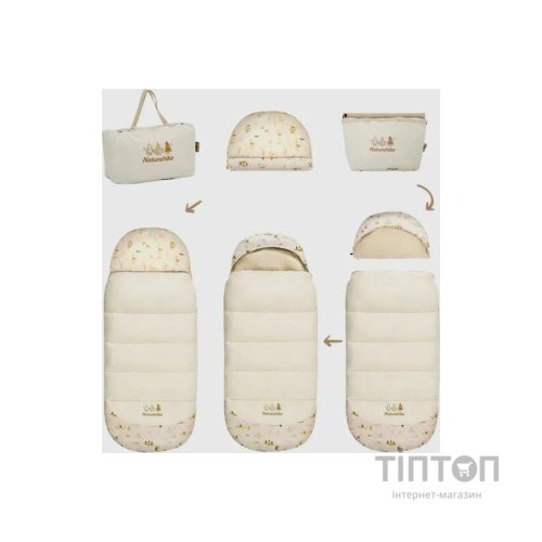 Спальний мішок Naturehike B180 CNH22SD001 Baby Beige (6927595799611)