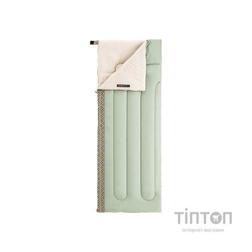 Спальний мішок Naturehike L150 NH20MSD05 (13°C) лівий, світло-зелений (6976023922992)