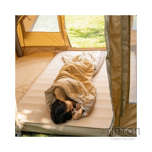 Спальний мішок Naturehike L150 NH20MSD05 лівий (13°C) бежевий (6976023922282)