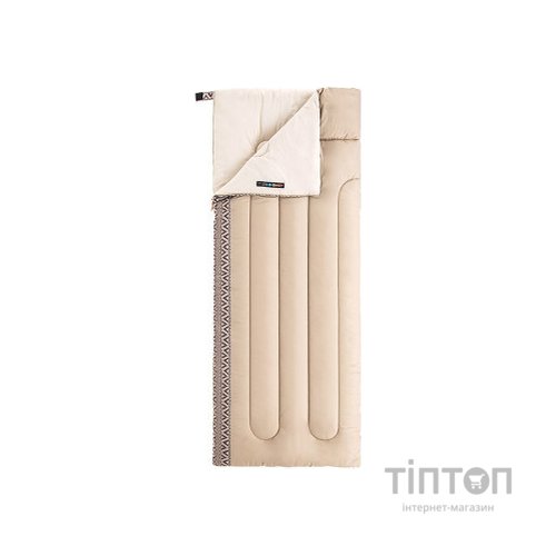 Спальний мішок Naturehike L150 NH20MSD05 правий (13°C) бежевий (6976023922299)