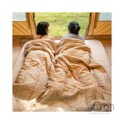 Спальний мішок Naturehike L150 NH20MSD05 правий (13°C) бежевий (6976023922299)