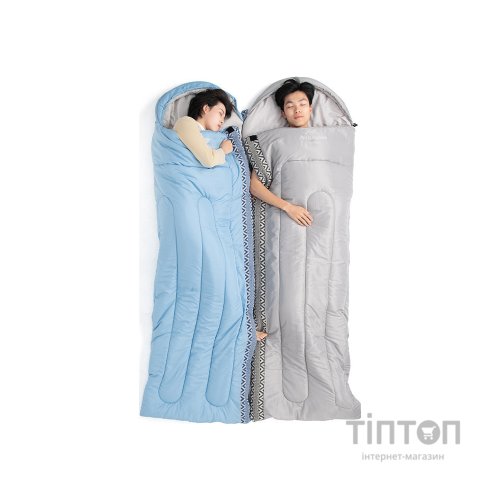 Спальний мішок Naturehike L250 NH21MSD07 Blue Right (6927595774830-R)