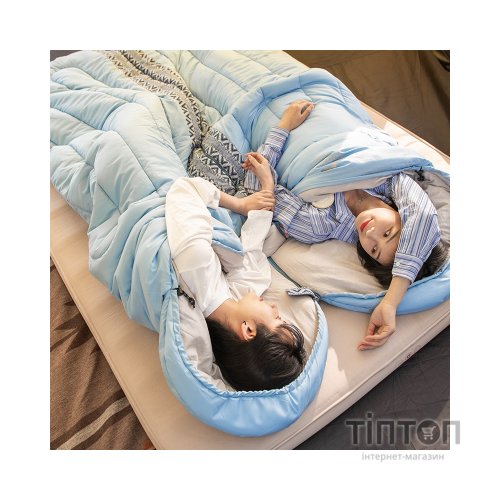 Спальний мішок Naturehike L250 NH21MSD07 Blue Right (6927595774830-R)