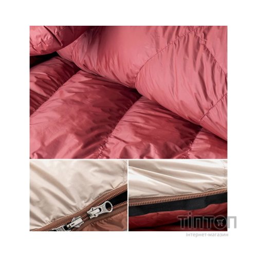 Спальний мішок Naturehike Snowbird NH20YD001 натуральний пух L Brown 560 g (6927595761298)