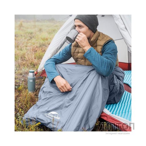 Спальний мішок Naturehike Summer надлегкий LW180 NH21MSD09 R (15C) XL Green (6927595777961-R)