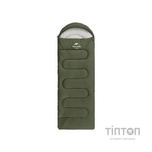 Спальний мішок Naturehike Y150L NH21MSD08, правий, темно-зелений (6975641888765)