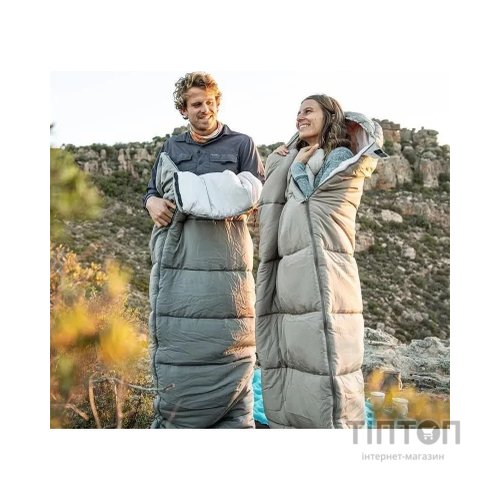 Спальний мішок Naturehike з капюшоном із мішком для зберігання M300 CNK2350WS023, сірий, правий (6927595775981)
