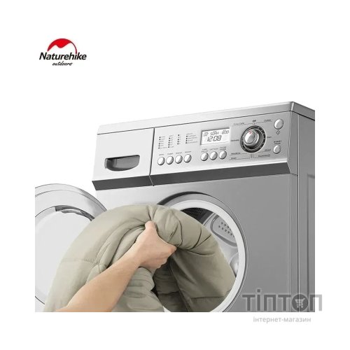 Спальний мішок Naturehike з капюшоном із мішком для зберігання M300 CNK2350WS023, сірий, правий (6927595775981)