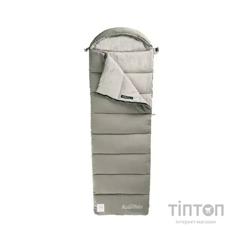 Спальний мішок Naturehike з капюшоном із мішком для зберігання M300 CNK2350WS023, зелений, лівий (6927595776018)