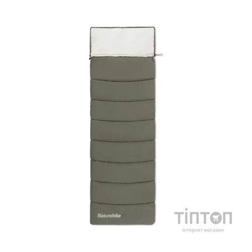 Спальний мішок Naturehike з капюшоном LD350 CNK2300SD016, темно-зелений (6976023921810)