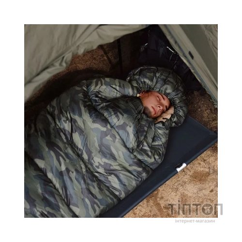 Спальний мішок Naturehike з капюшоном M320 CNK2350WS023, зелений камуфляж, правий (6975641889205)