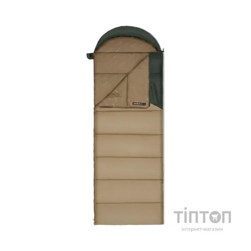 Спальний мішок Naturehike з капюшоном Sunny Day PL02 U450 CNK2550WS028, (3,9°C), правий, коричнево-зелений (6977465868435)