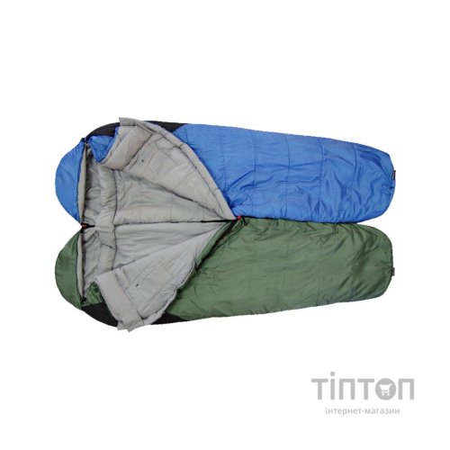Спальний мішок Terra Incognita Siesta Regular 100 R жовтогарячий/сірий (4823081505235)
