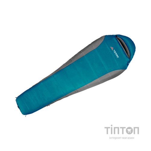 Спальний мішок Terra Incognita Siesta Regular 200 R бірюзовий/сірий (4823081506935)