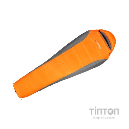 Спальний мішок Terra Incognita Siesta Regular 200 R жовтогарячий/сірий (4823081505297)