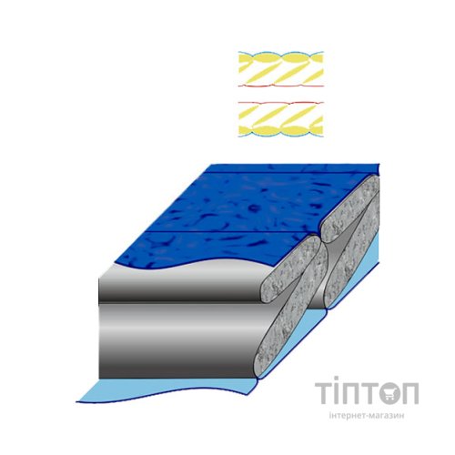 Спальний мішок Terra Incognita Termic 1200 L blue / gray (4823081501978)