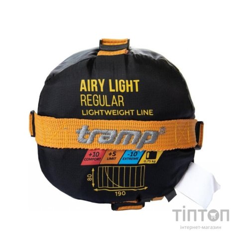 Спальний мішок Tramp Airy Light Orange/Grey Left (UTRS-056-L)
