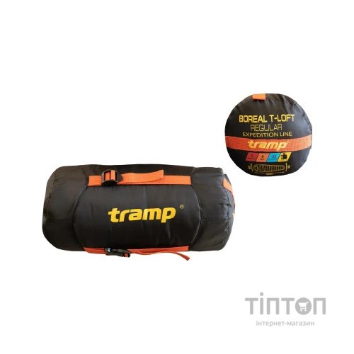 Спальний мішок Tramp Boreal Regular Right Orange/Grey (UTRS-061R-R)