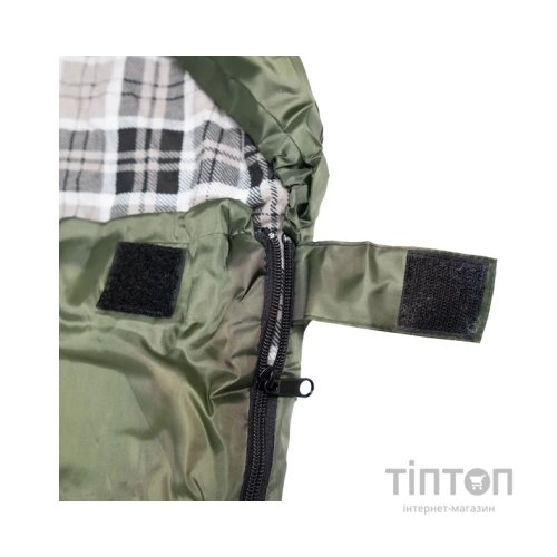 Спальний мішок Tramp Ember+ Regular оливковий лівий (UTRS-063R-olive-L)