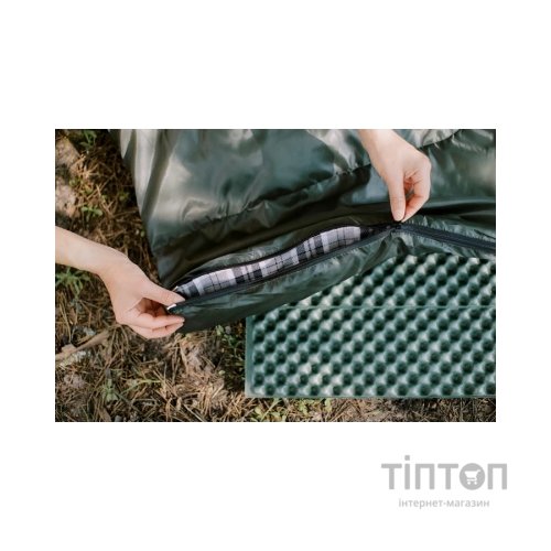 Спальний мішок Tramp Ember+ Regular оливковий правий (UTRS-063R-olive-R)