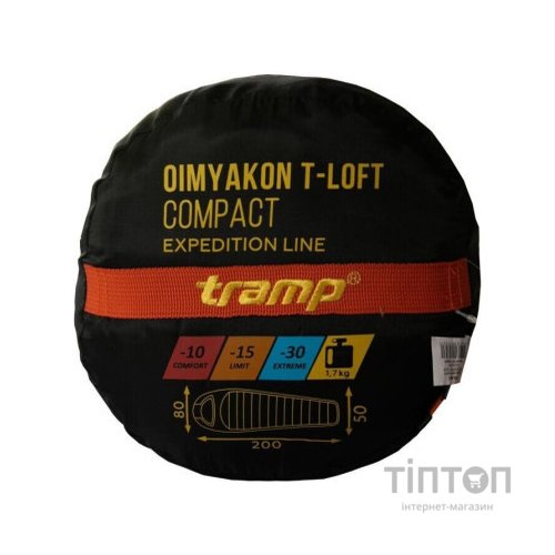 Спальний мішок Tramp Oimyakon Regular Orange/Grey L (UTRS-048R-L)