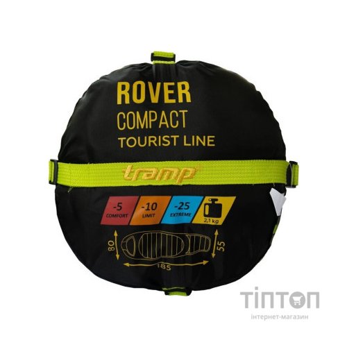 Спальний мішок Tramp Rover Compact Olive/Grey L (UTRS-050C-L)