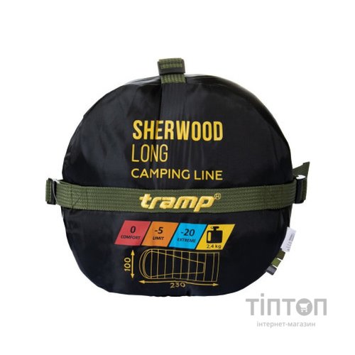 Спальний мішок Tramp Sherwood Long Olive/Grey L (UTRS-054L-L)