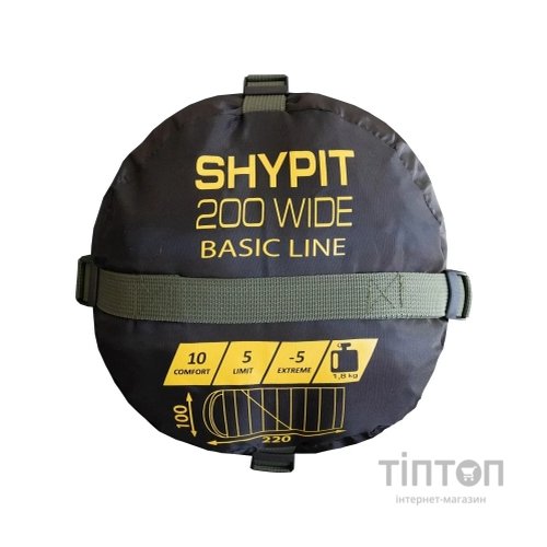 Спальний мішок Tramp Shypit 200 Wide Olive Left (UTRS-059L-L)